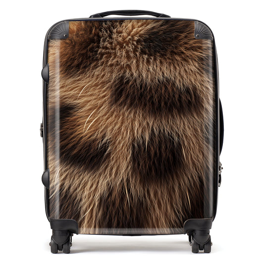 Tabby Fur Print Suitcase