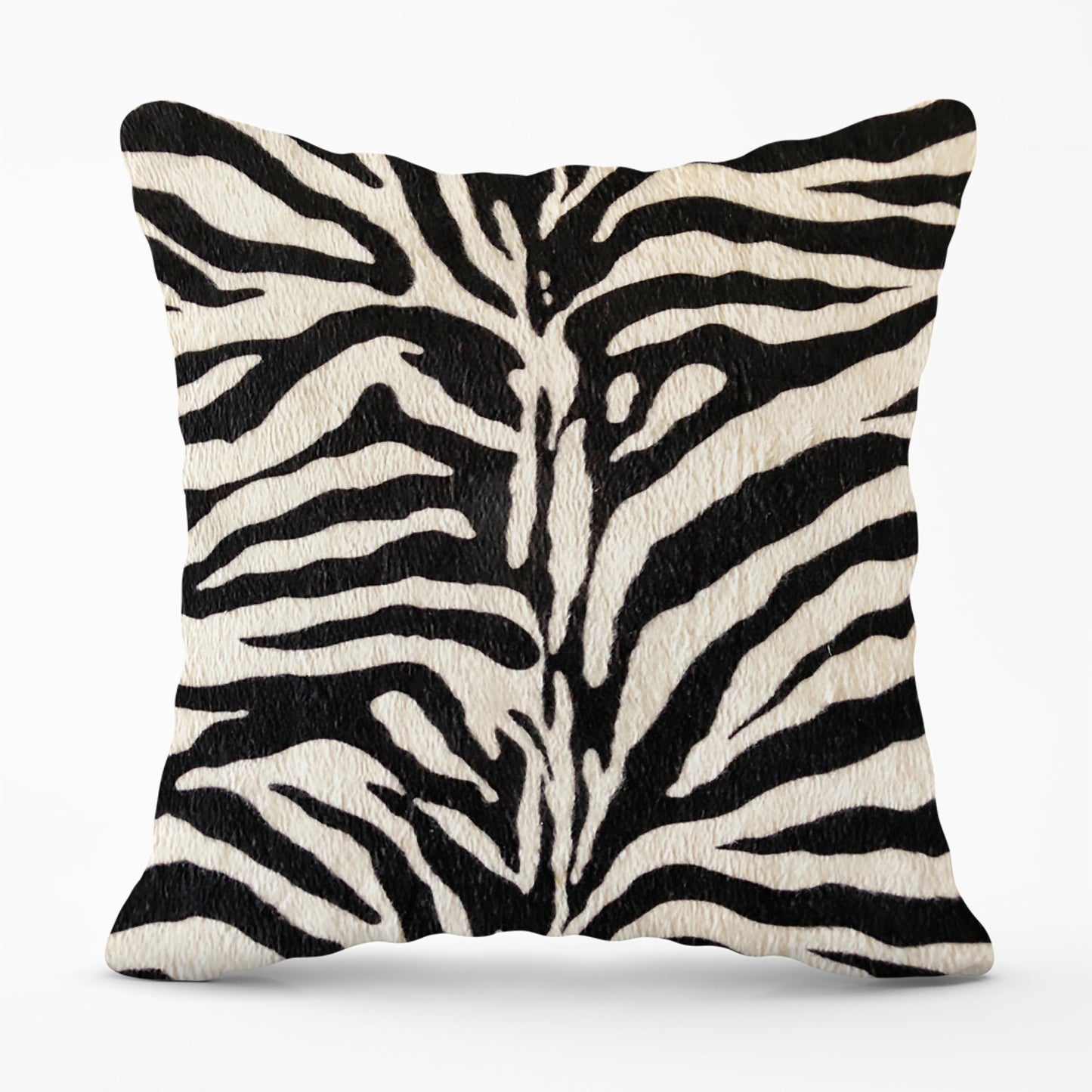 White Tiger Print Outdoor Cushion