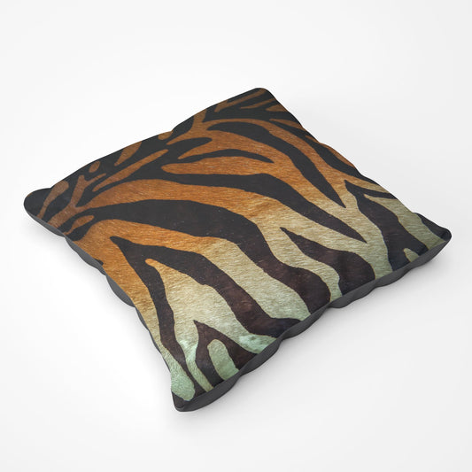 Tiger Skin Print Floor Cushion