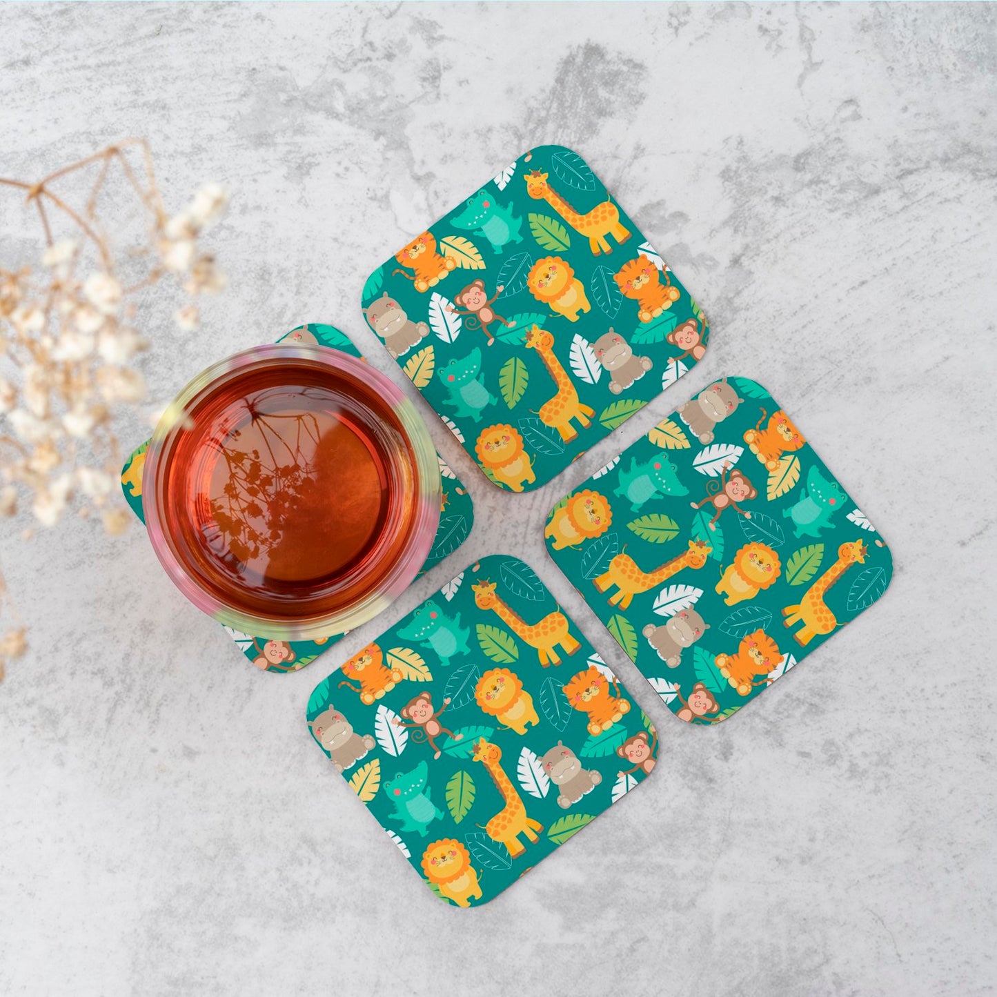 Jungle Animals Coasters