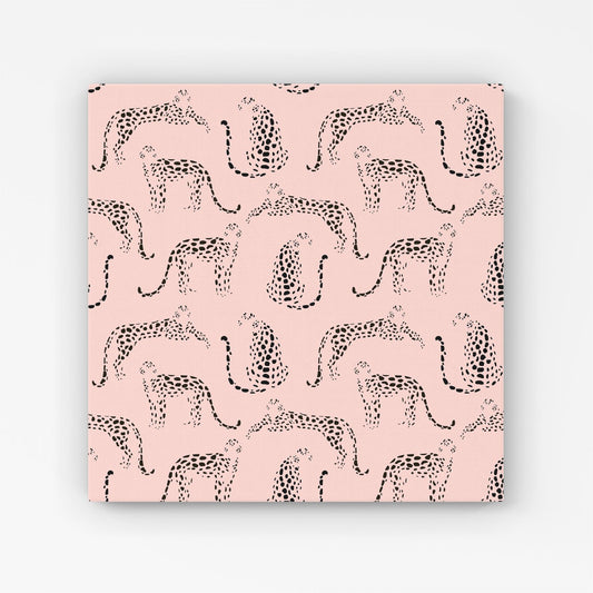 Abstract Leopard Pattern Canvas
