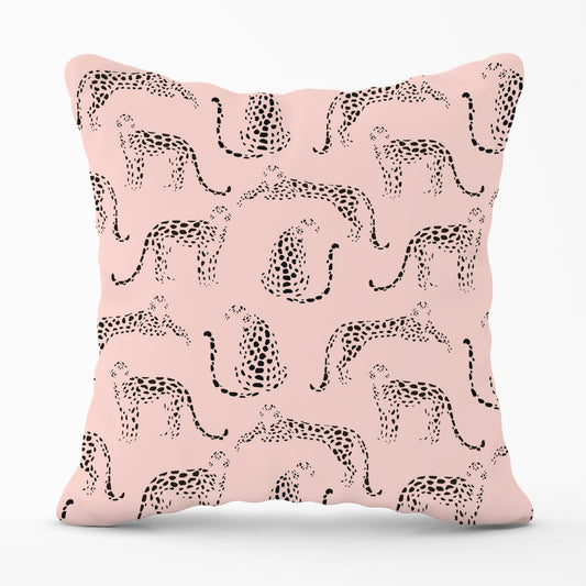 Abstract Leopard Pattern Outdoor Cushion