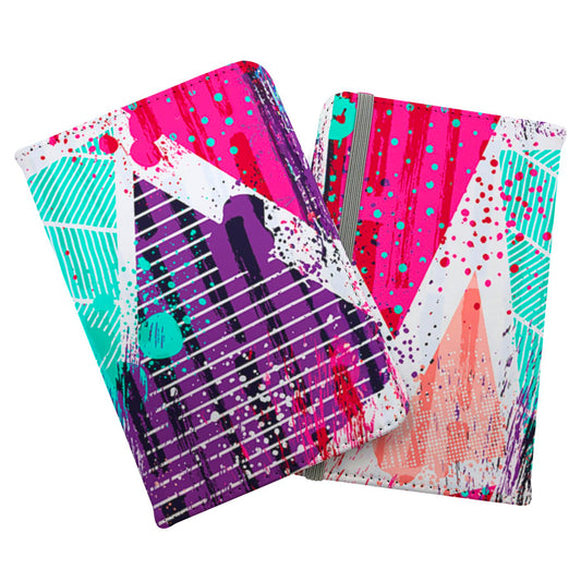 Shabby Geometric Pattern Passport Cover