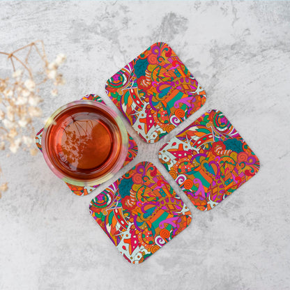 Mehndi Design Coasters