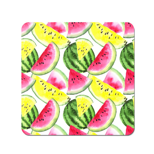 Colourful Melon Pattern Coasters