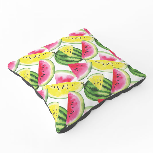 Colourful Melon Pattern Floor Cushion