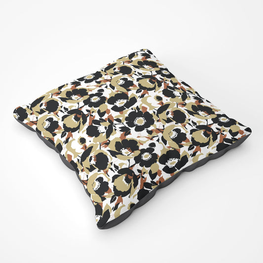 Modern Flower Pattern Floor Cushion