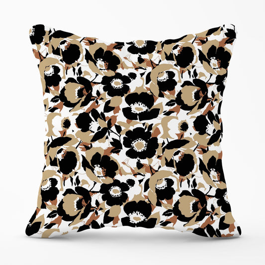 Modern Flower Pattern Outdoor Cushion