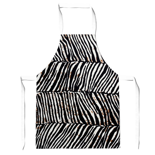 Zebra Pattern Apron