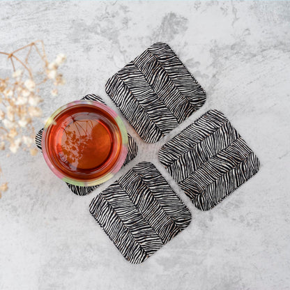 Zebra Pattern Coasters