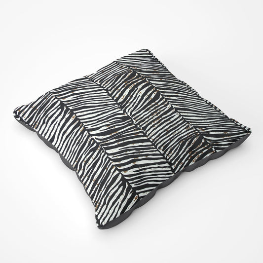 Zebra Pattern Floor Cushion
