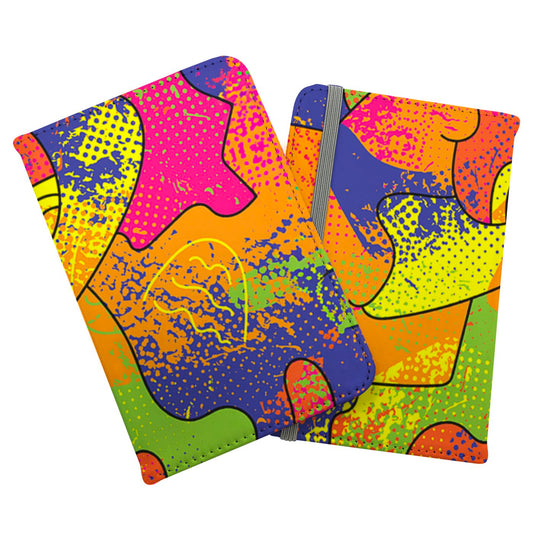 Bright Abstract Pattern Passport Cover