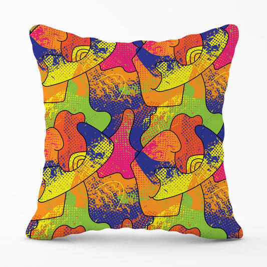 Bright Abstract Pattern Outdoor Cushion