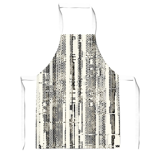 Washed Out Canvas Pattern Apron