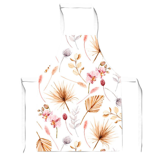 Watercolour Orchids Apron