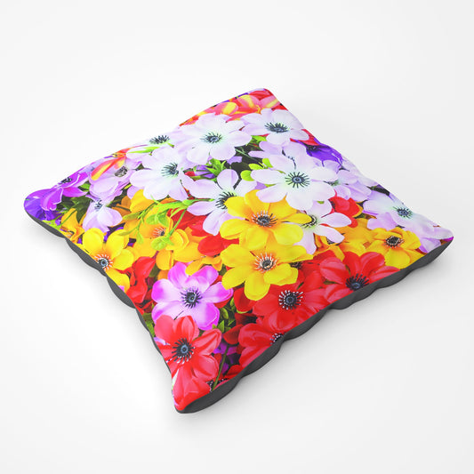 Spring Flowers Floor Cushion