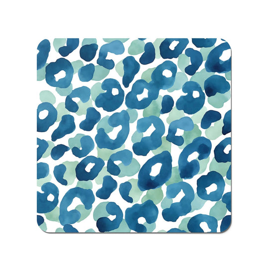 Watercolour Leopard Print Coasters