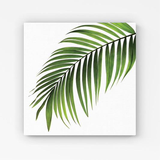 Single Palm Leaf Canvas