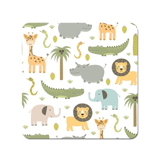 Cute Safari Animals Coasters