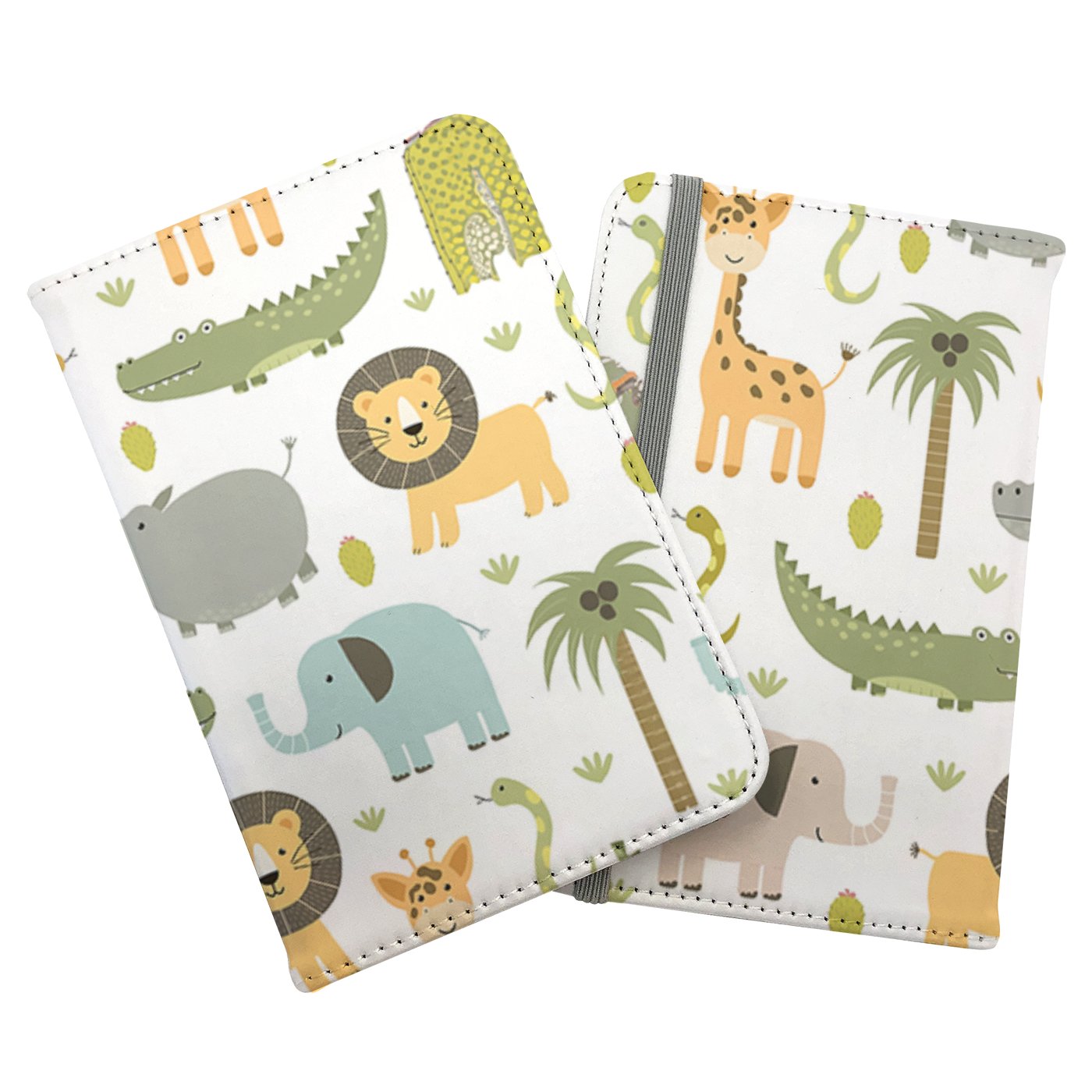 Cute Safari Animals Passport Cover