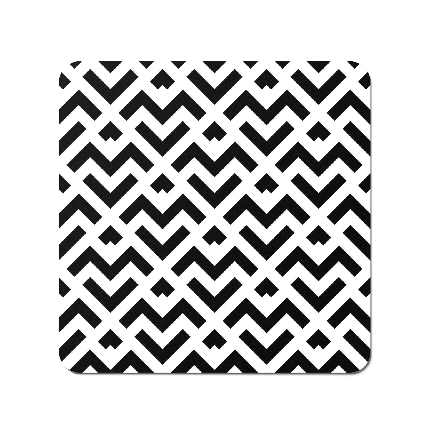 Black And White Abstract Pattern Coasters