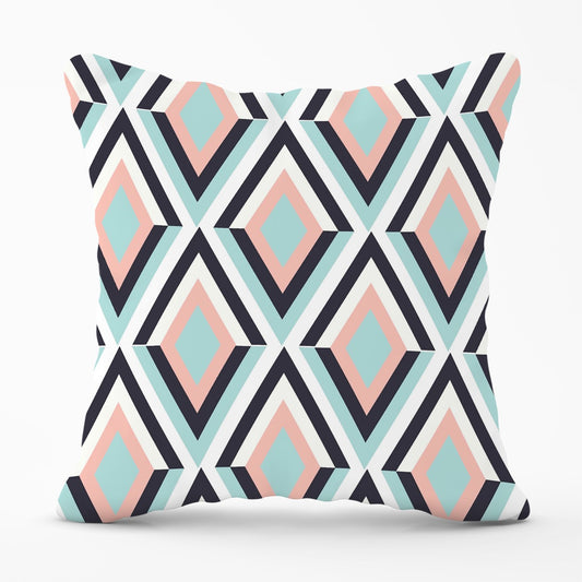 Zig Zag Abstract Pattern Outdoor Cushion