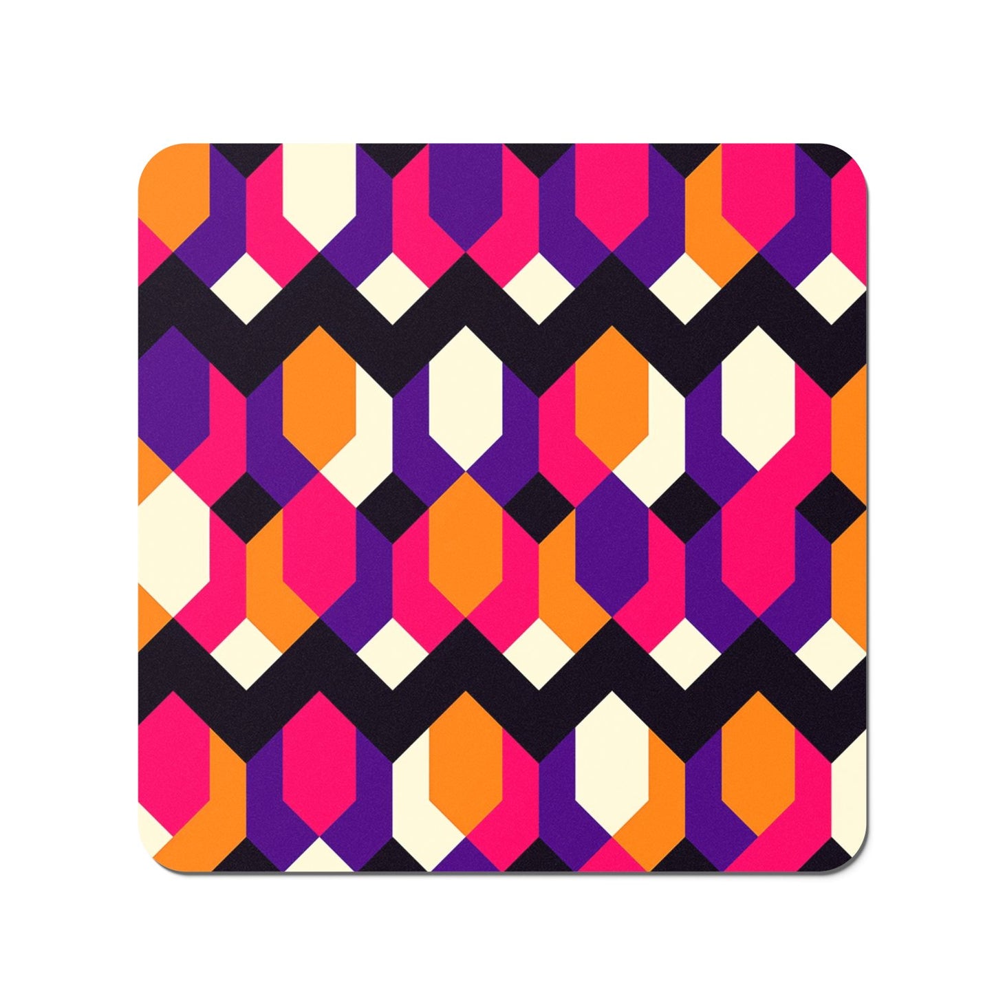 Coloured Abstract Pattern Coasters