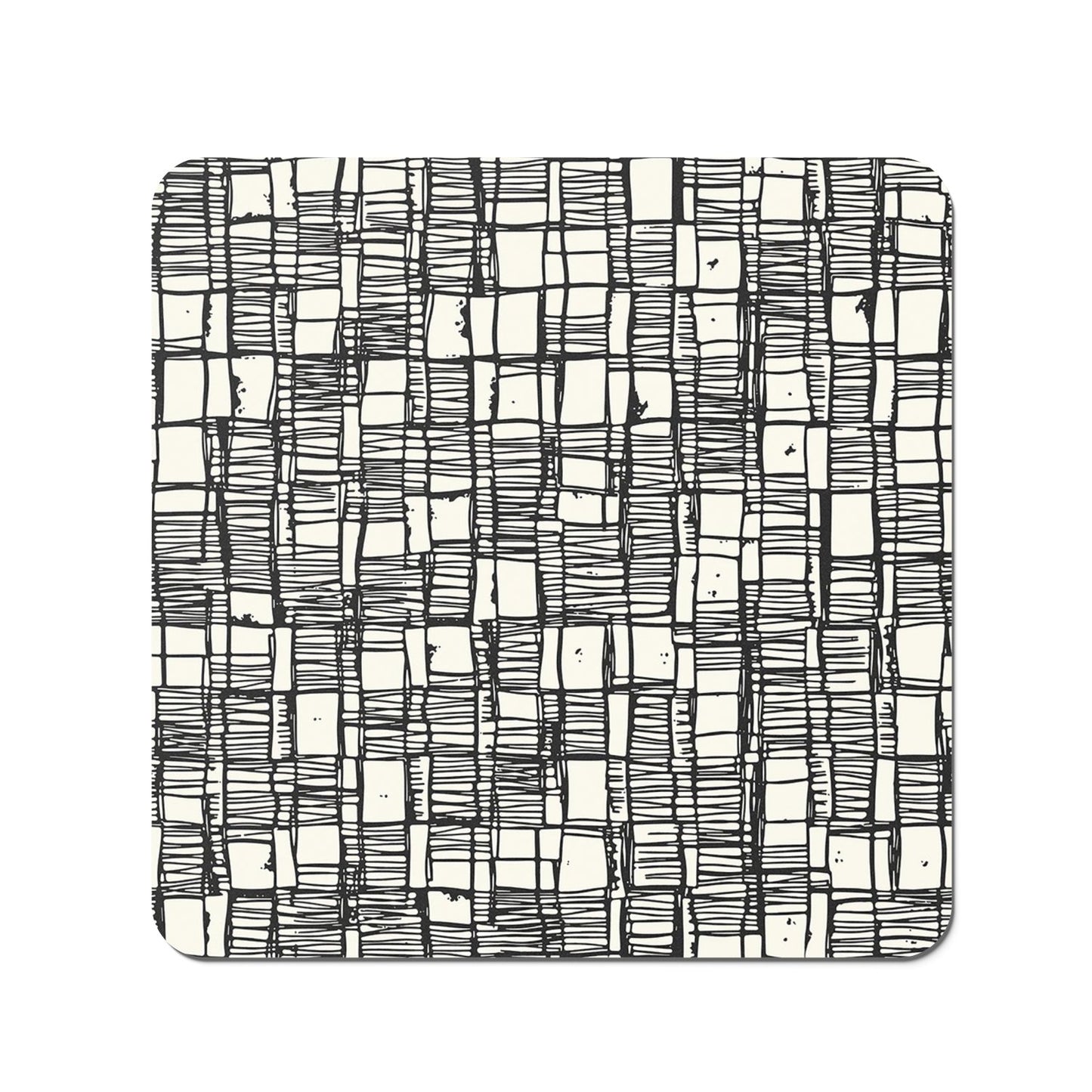 Irregular Sketched Block Textured Coasters