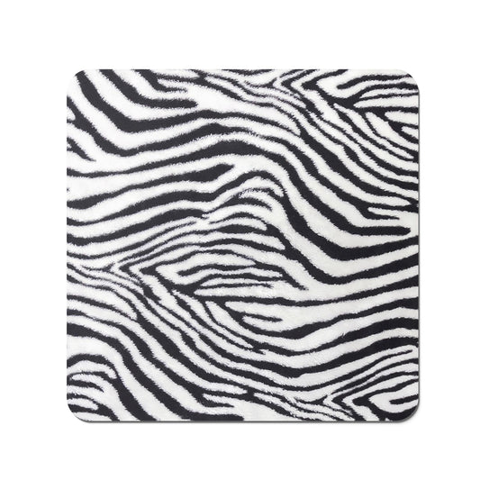 Zebra Texture Pattern Coasters
