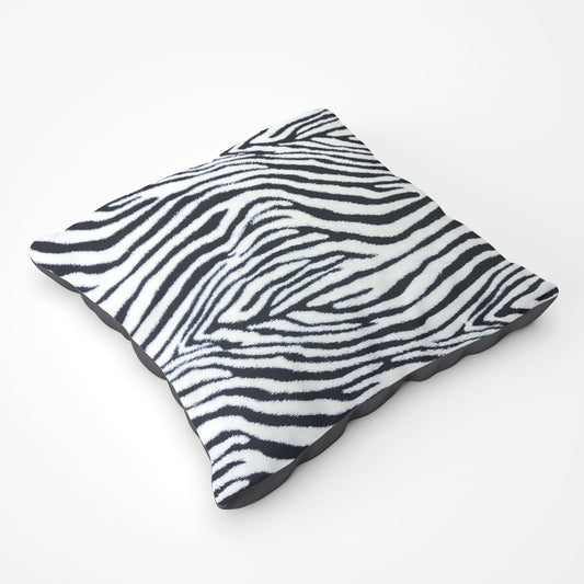 Zebra Texture Pattern Floor Cushion
