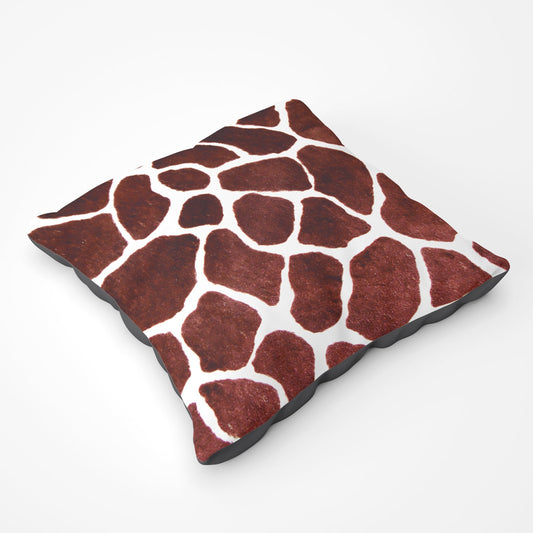 Giraffe Spots Print Floor Cushion