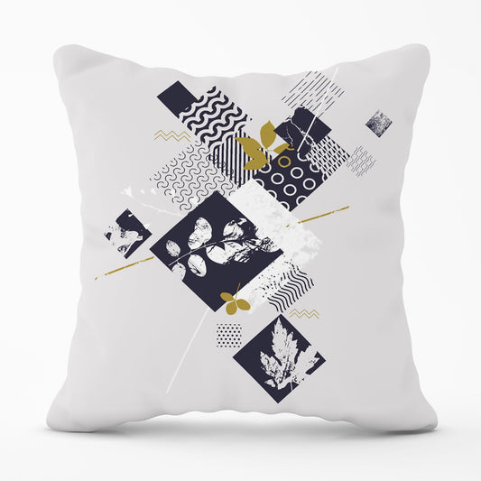 Abstract Botanical Outdoor Cushion