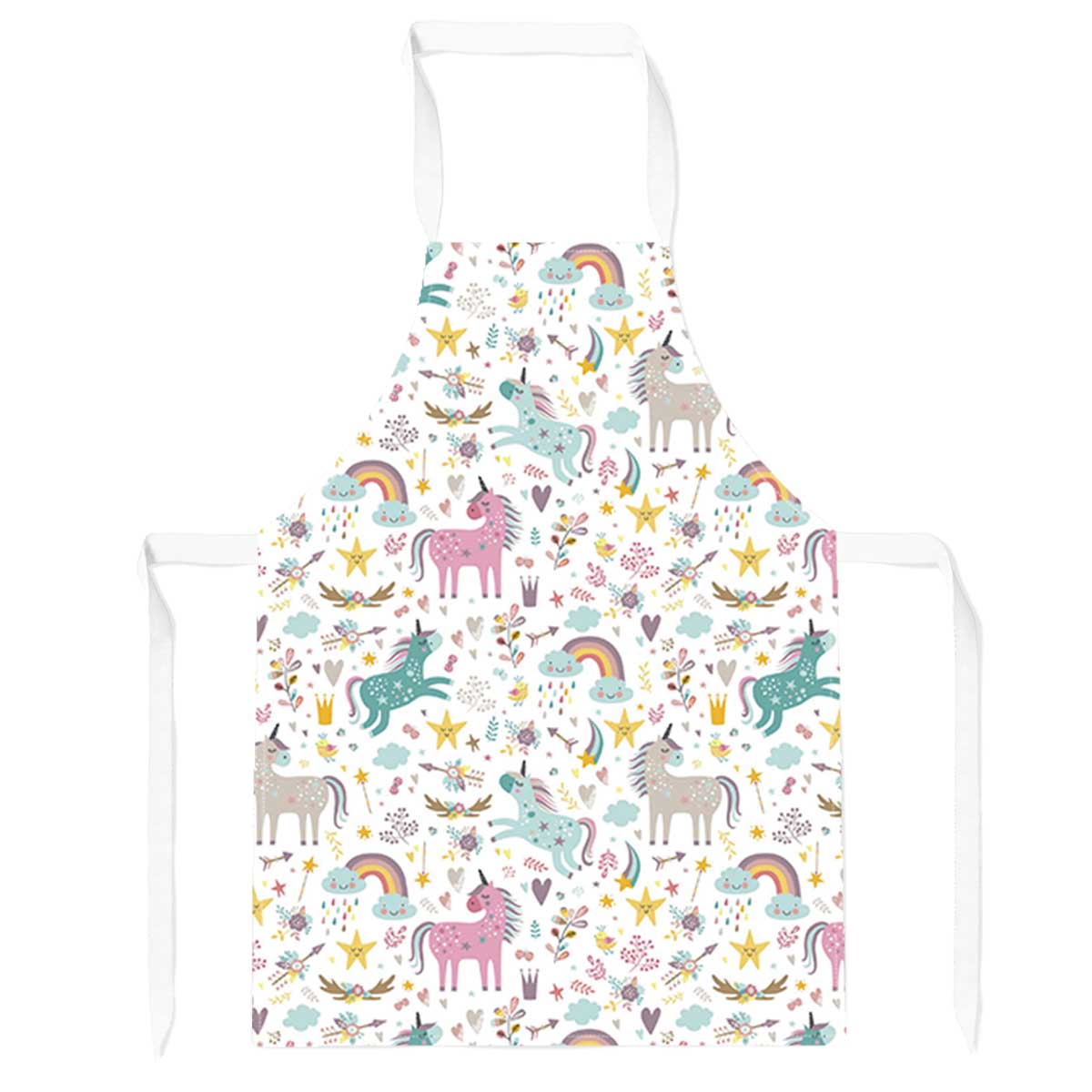 Unicorn And Rainbows Apron