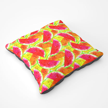 Melon Print Floor Cushion