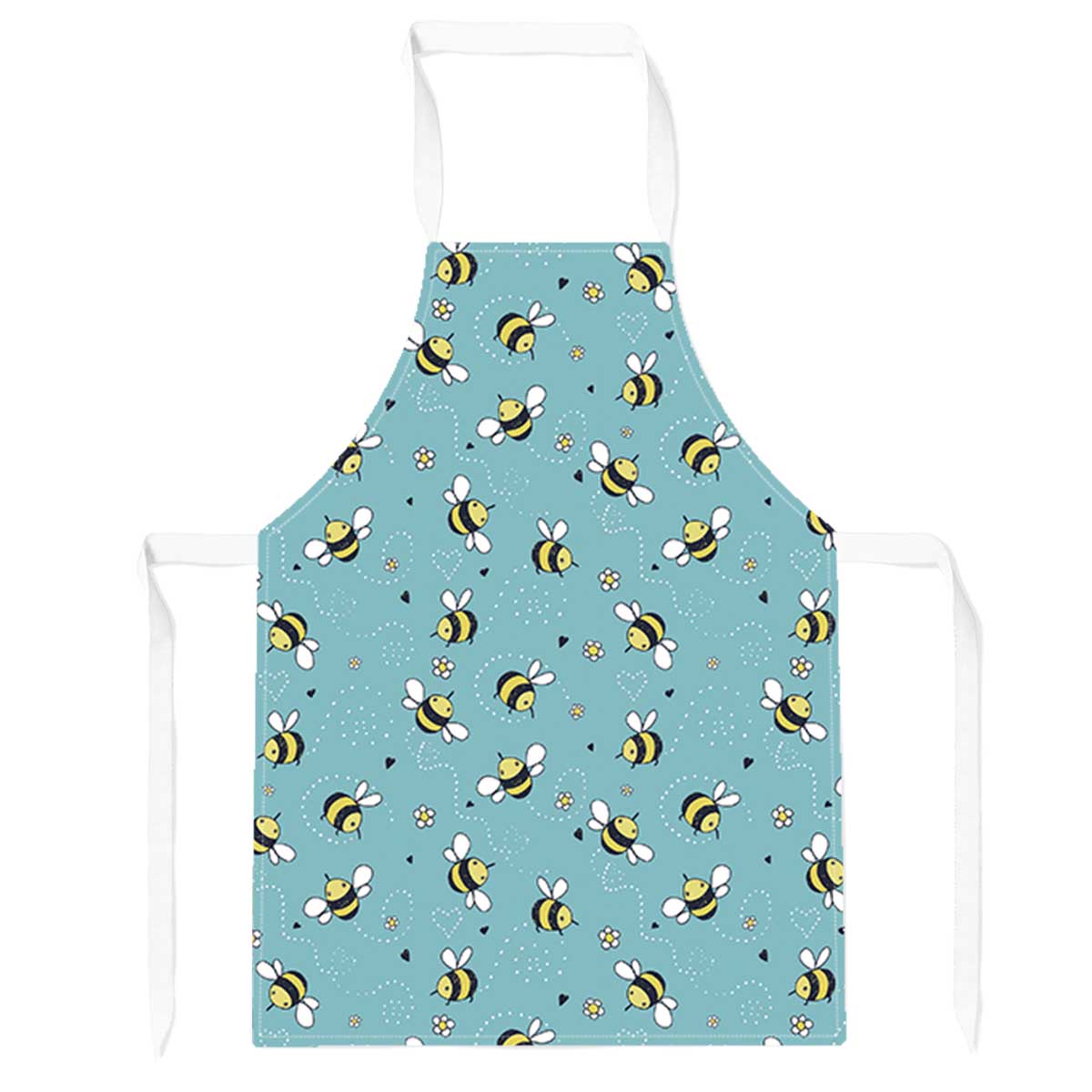 Hand Drawn Busy Bees Apron