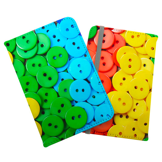 Colourful Buttons Pattern Passport Cover