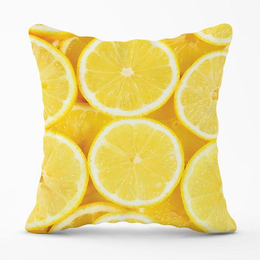 Vibrant Lemons Outdoor Cushion