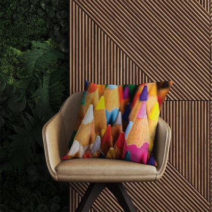 Colouring Pencils Outdoor Cushion