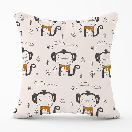 Monkey Forest Outdoor Cushion