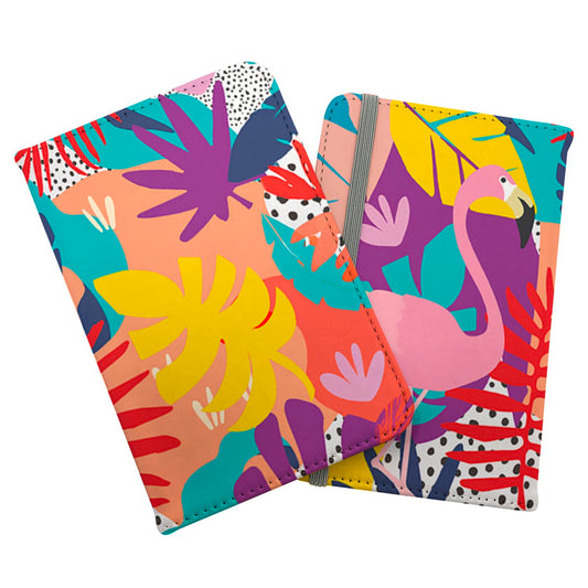 Tropical Flamingoes Passport Cover