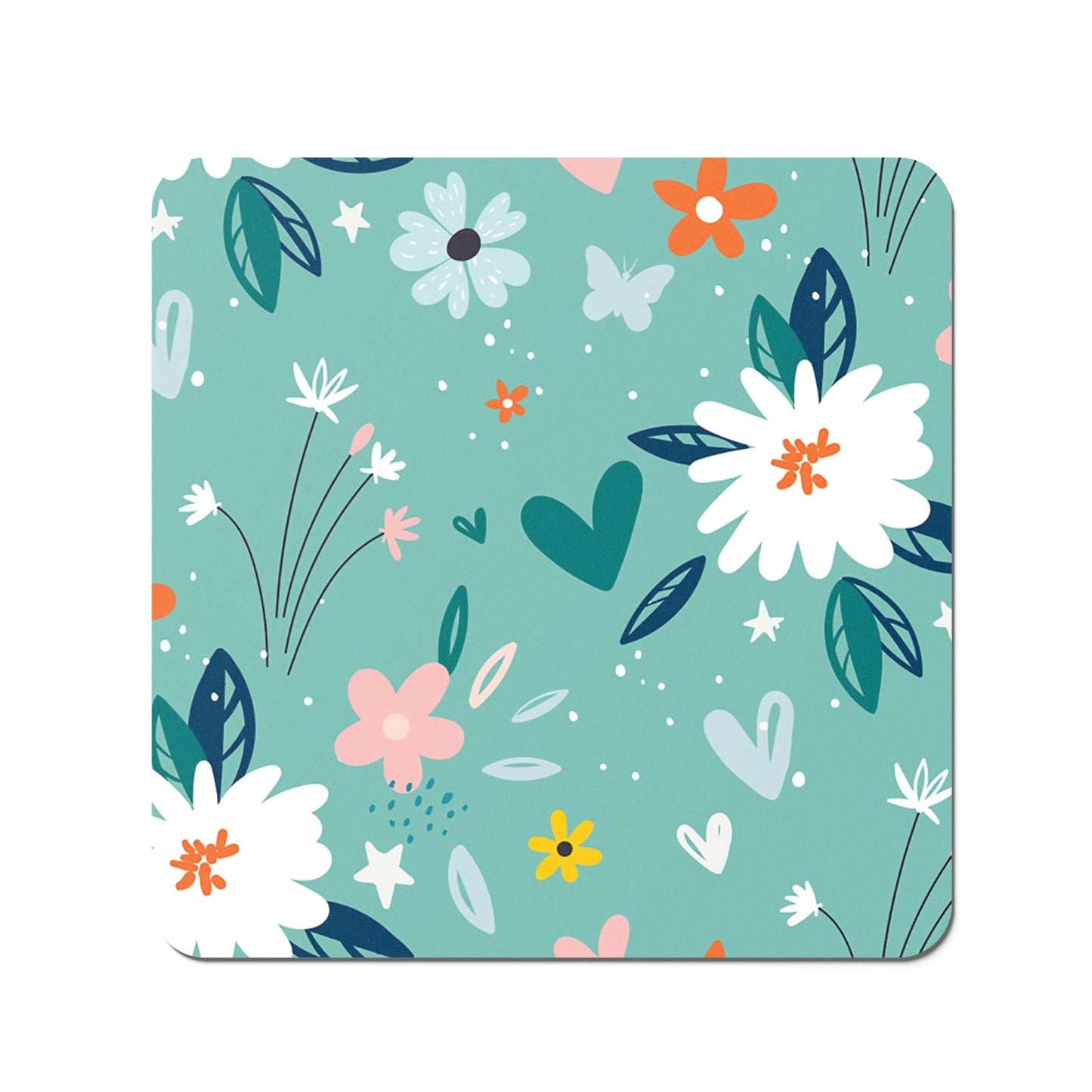 Garden Summer Flowers Coasters