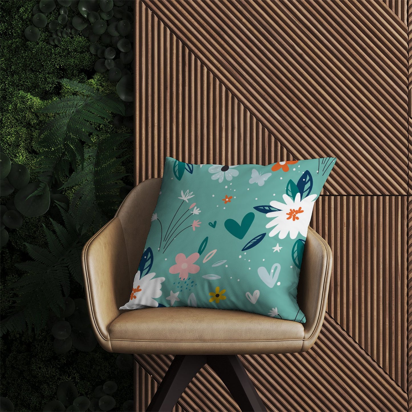 Garden Summer Flowers Outdoor Cushion