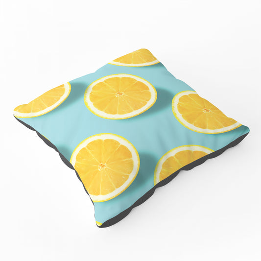 Fresh Lemons Floor Cushion