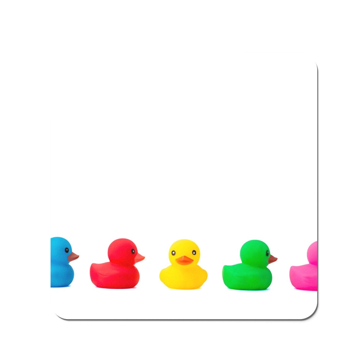 Coloured Rubber Ducks Coasters