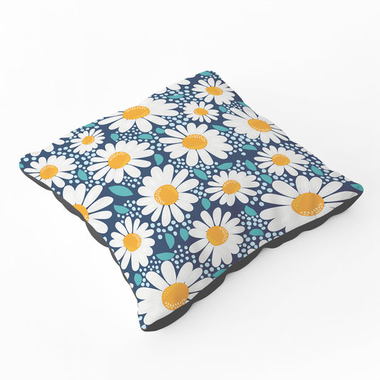 Camomile Flowers Floor Cushion