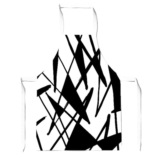 Brush Abstract Pattern Apron