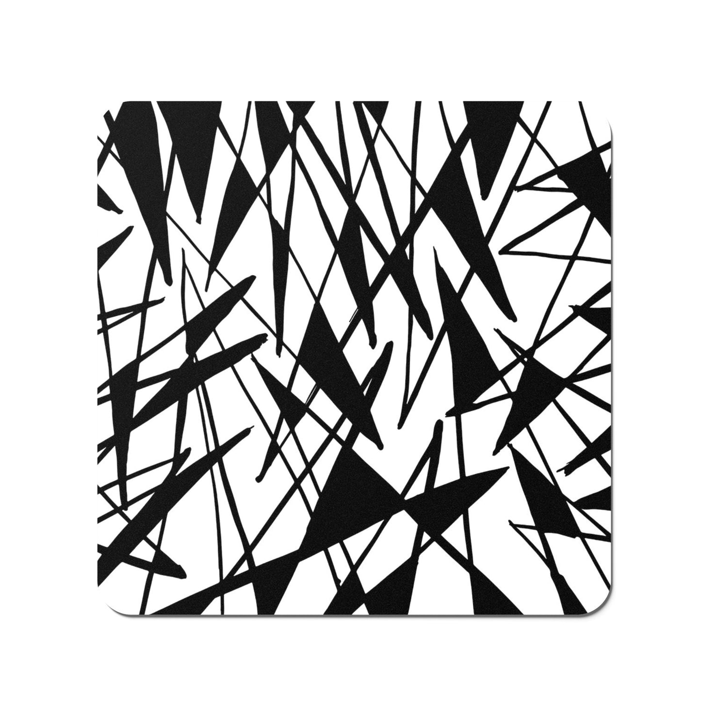 Brush Abstract Pattern Coasters