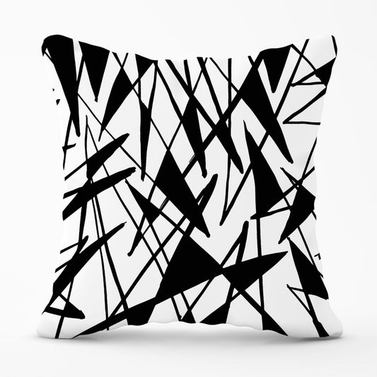 Brush Abstract Pattern Outdoor Cushion