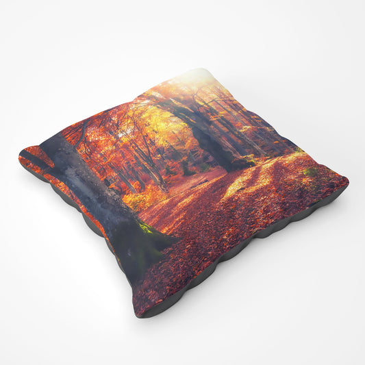 Autumn Forest Floor Cushion