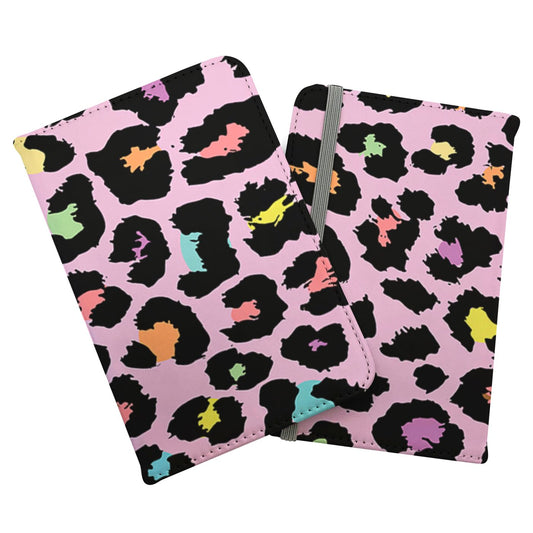 Pink Leopard Print Passport Cover